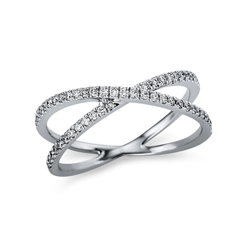 Ring    aus 750/-18 Karat Weißgold mit 53 Diamanten 0