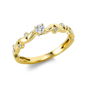 Ring - Moderner Schmuck aus Gold mit Diamanten - 1Y109