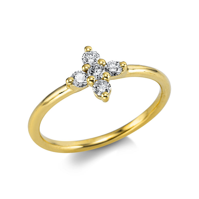 Ring - Moderner Schmuck aus Gold mit Diamanten - 1Y238