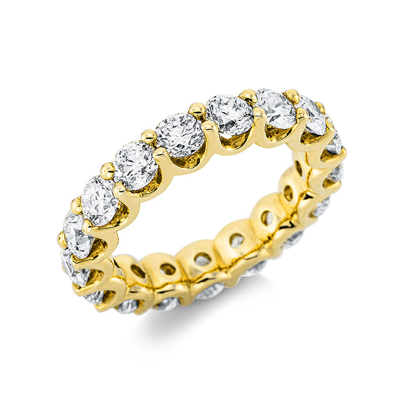 Ring    aus 750/-18 Karat Gelbgold mit 17 Diamanten 4