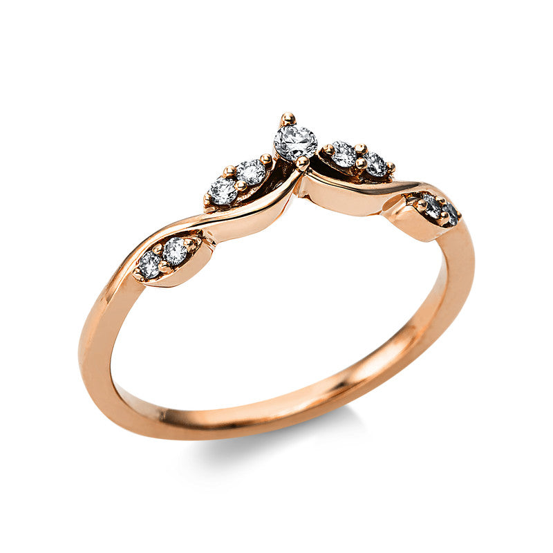 Ring - Moderner Schmuck aus Gold mit Diamanten - 1Z594