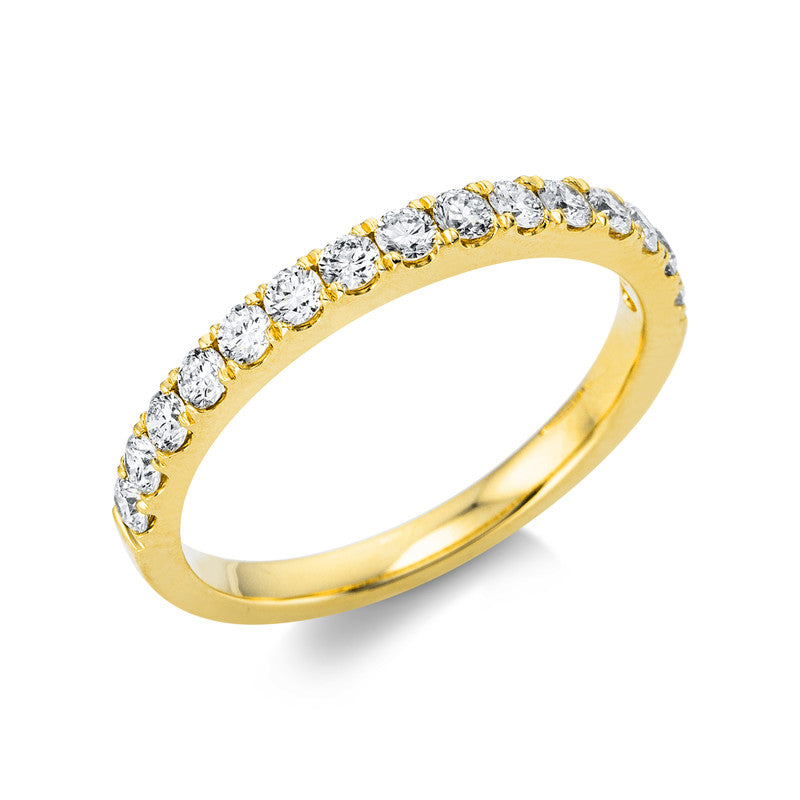 Ring    aus 750/-18 Karat Gelbgold mit 15 Diamanten 0