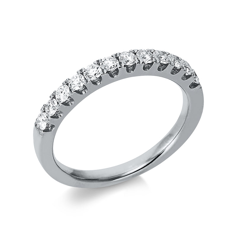 Ring    aus 750/-18 Karat Weißgold mit 12 Diamanten 0