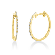 Creolen - Moderner Schmuck aus Gold mit Diamanten - 2A373