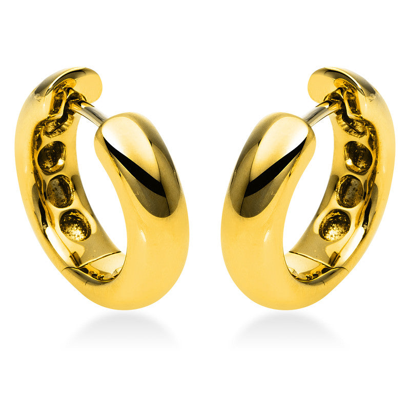 Creolen    aus 750/-18 Karat Gelbgold  