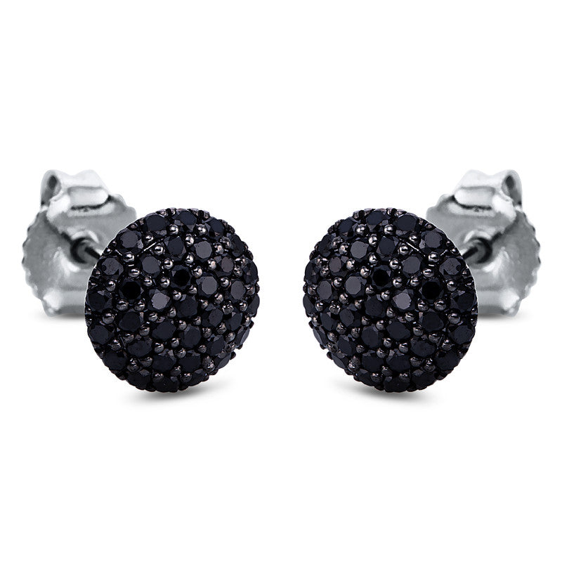 Ohrstecker    aus 750/-18 Karat Weißgold mit 70 Diamanten 0