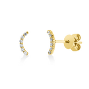 Ohrstecker    aus 750/-18 Karat Gelbgold mit 6 Diamanten 0