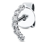 Ohrstecker    aus 750/-18 Karat Weißgold mit 6 Diamanten 0