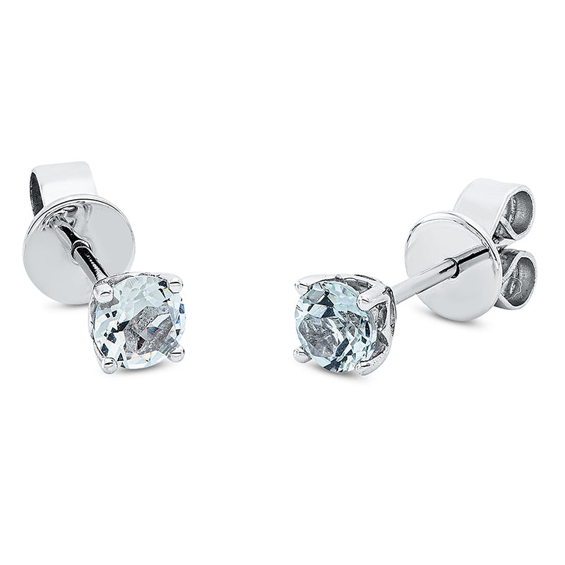 Ohrstecker mit Amethyst  aus 750/-18 Karat Weißgold MPM_SKIP_FIELD 