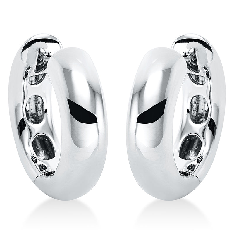 Creolen    aus 750/-18 Karat Weißgold  