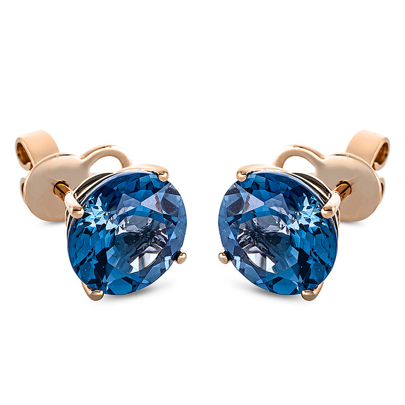 Ohrstecker mit Topas  aus 750/-18 Karat Rotgold MPM_SKIP_FIELD 