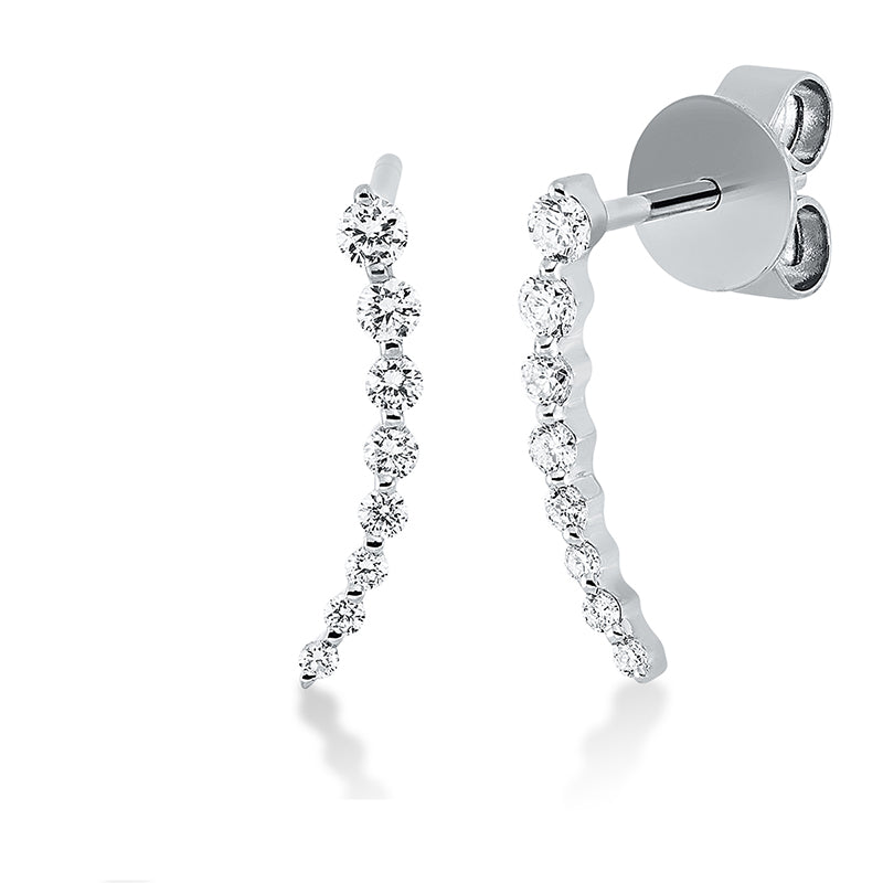 Ohrstecker - Moderner Schmuck aus Gold mit Diamanten - 2R104
