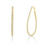 Creolen    aus 750/-18 Karat Gelbgold mit 84 Diamanten 0