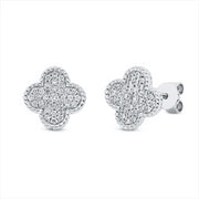 Ohrstecker    aus 750/-18 Karat Weißgold mit 66 Diamanten 0