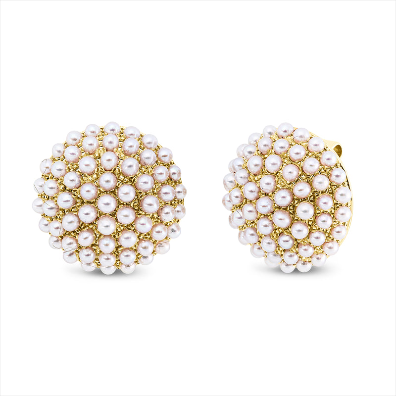 Ohrstecker   mit Zuchtperle aus 750/-18 Karat Gelbgold MPM_SKIP_FIELD 