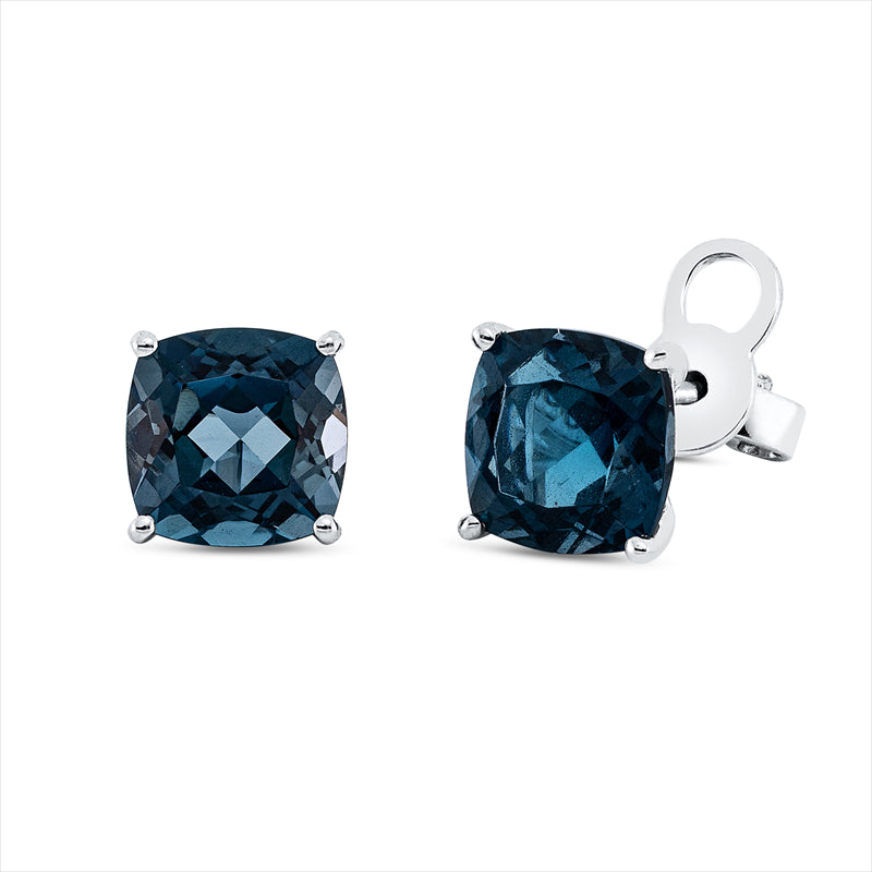 Ohrstecker mit Topas  aus 750/-18 Karat Weißgold MPM_SKIP_FIELD 