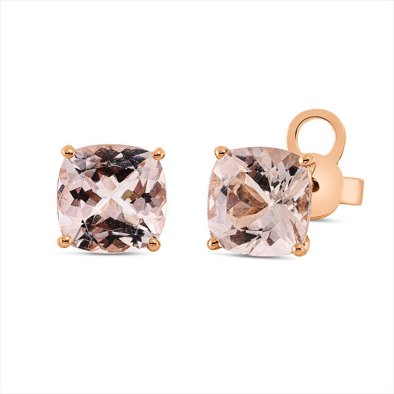 Ohrstecker mit Morganit  aus 750/-18 Karat Rotgold MPM_SKIP_FIELD 