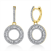 Ohrschmuck    aus 750/-18 Karat Gelbgold mit 228 Diamanten 1