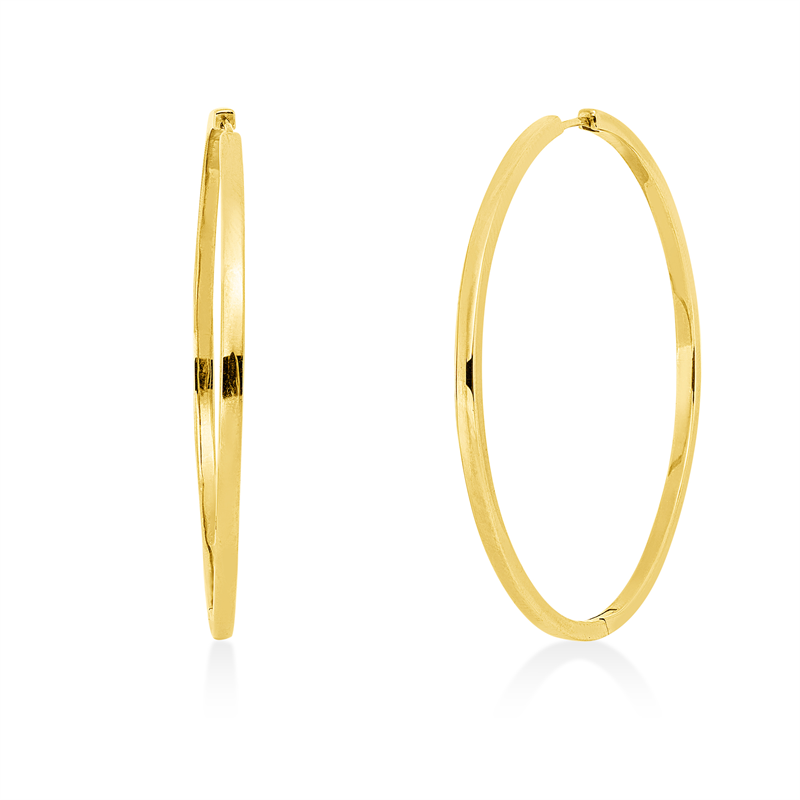 Creolen    aus 585/-14 Karat Gelbgold  