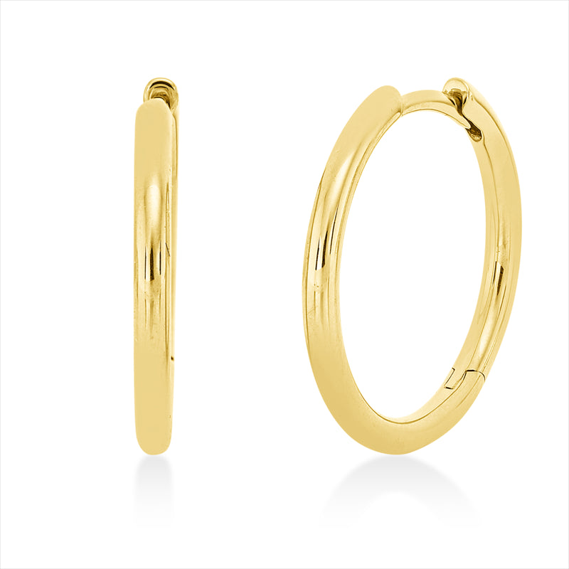 Creolen    aus 750/-18 Karat Gelbgold  