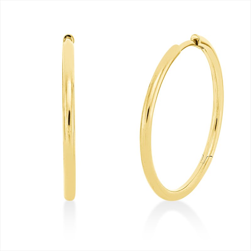 Creolen    aus 750/-18 Karat Gelbgold  