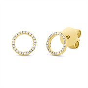 Ohrstecker    aus 750/-18 Karat Gelbgold mit 46 Diamanten 0