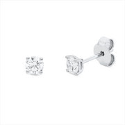 Ohrstecker    aus 750/-18 Karat Weißgold mit 2 Diamanten 0