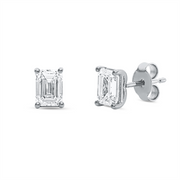 Ohrstecker    aus 750/-18 Karat Weißgold mit 2 Diamanten 2