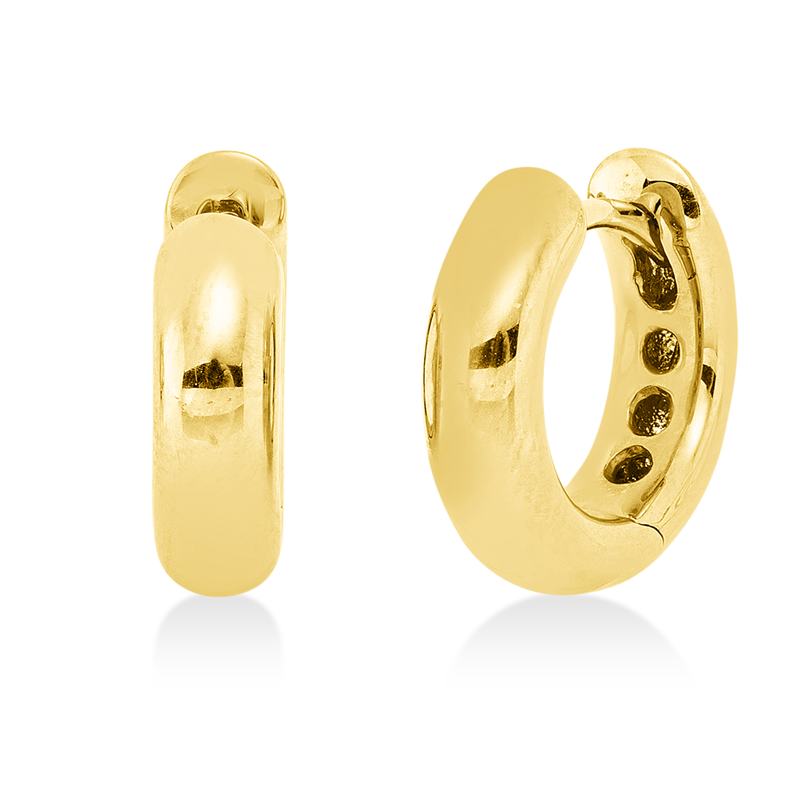 Creolen    aus 750/-18 Karat Gelbgold  