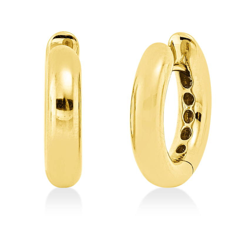 Creolen    aus 750/-18 Karat Gelbgold  
