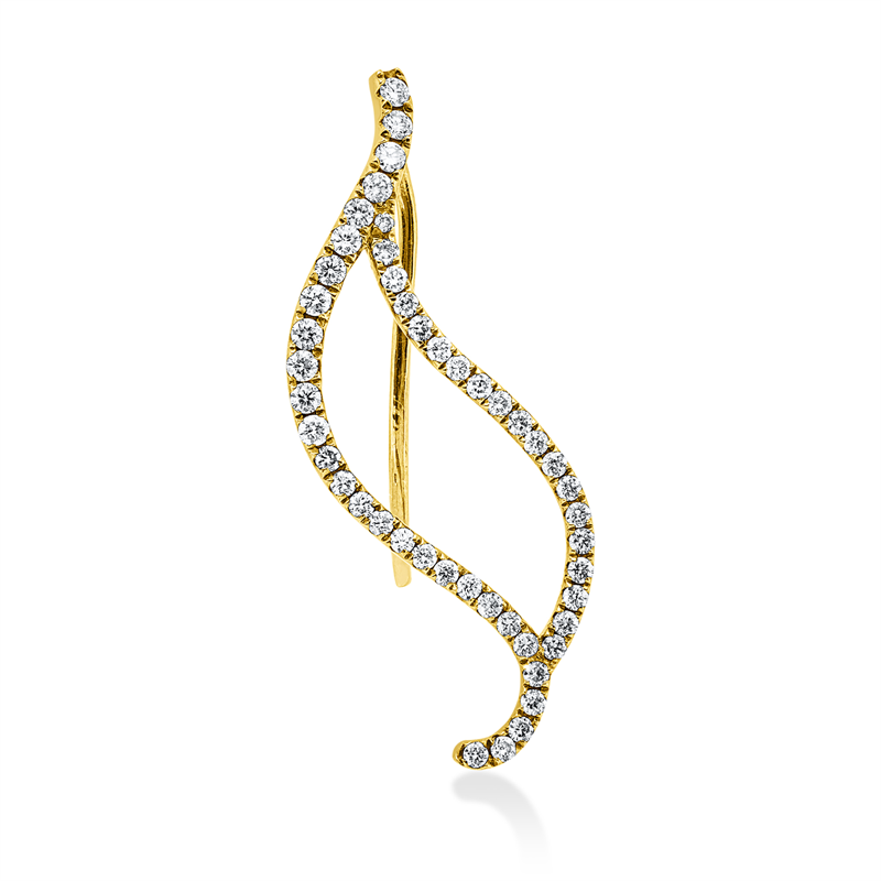 Ohrschmuck    aus 750/-18 Karat Gelbgold mit 47 Diamanten 0