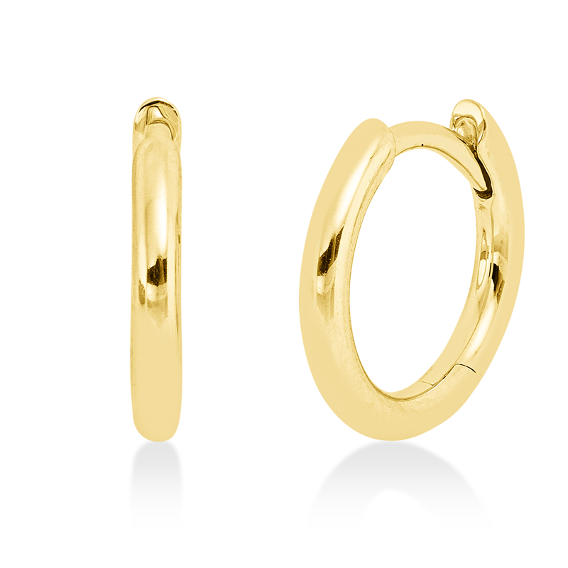 Creolen    aus 750/-18 Karat Gelbgold  