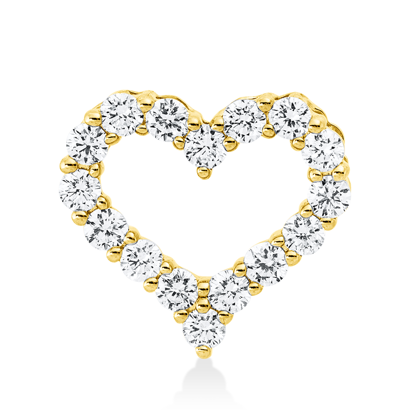 Creolen   mit Süßwasserperle aus 750/-18 Karat Gelbgold mit 134 Diamanten 0
