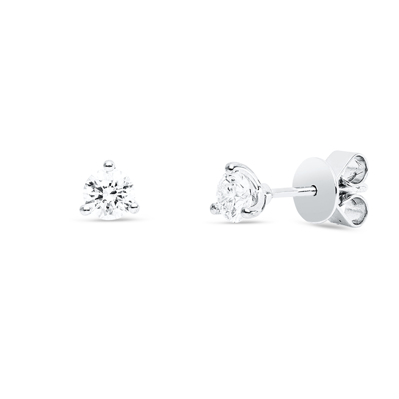 Ohrschmuck    aus 750/-18 Karat Weißgold mit 30 Diamanten 1