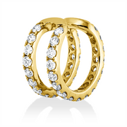 Ohrschmuck    aus 750/-18 Karat Gelbgold mit 34 Diamanten 0