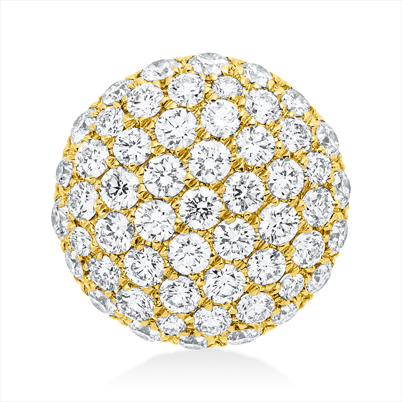 Anhänger    aus 750/-18 Karat Gelbgold mit 55 Diamanten 0