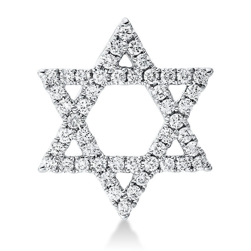 Anhänger    aus 750/-18 Karat Weißgold mit 48 Diamanten 0