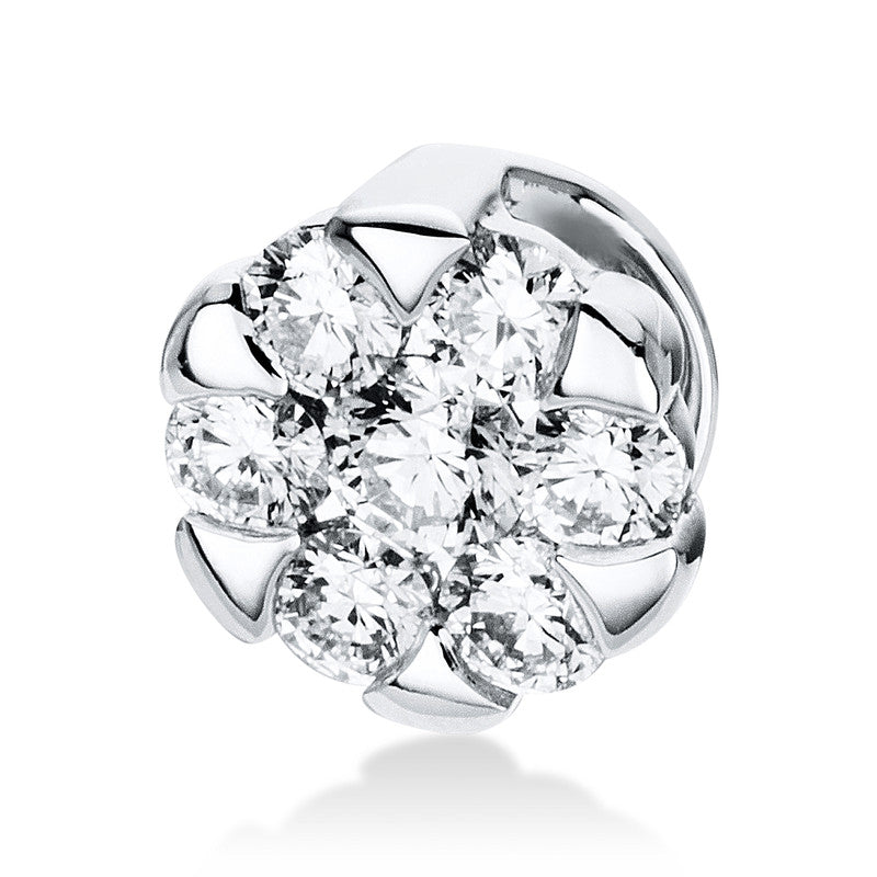 Anhänger    aus 750/-18 Karat Weißgold mit 7 Diamanten 0