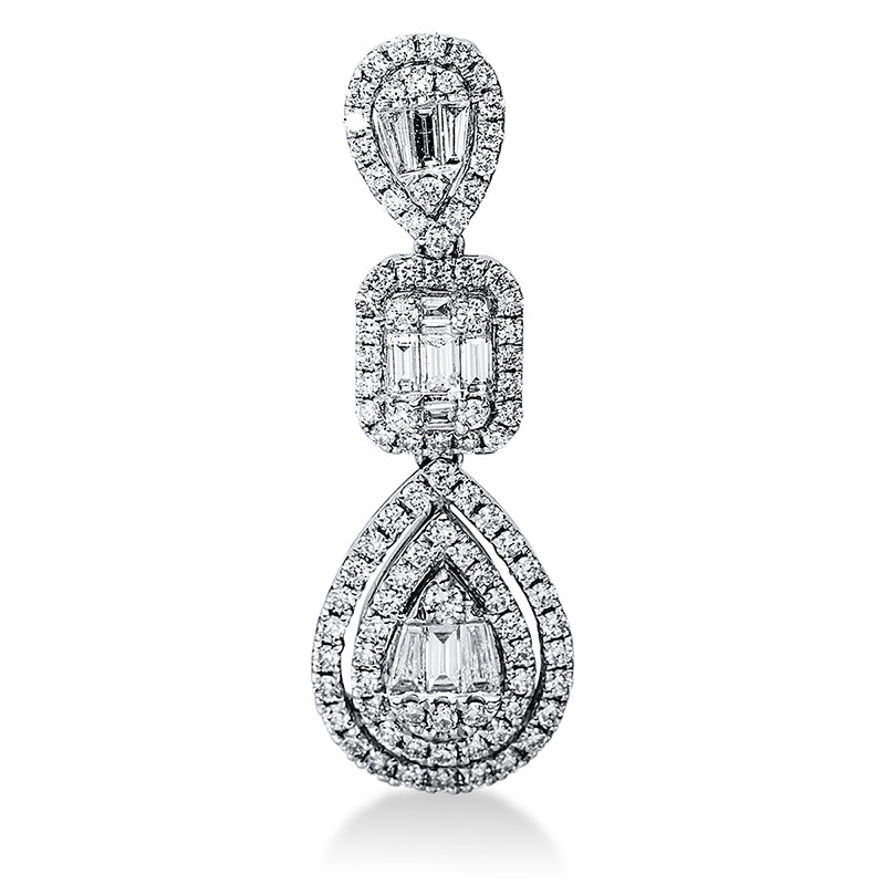 Anhänger    aus 750/-18 Karat Weißgold mit 106 Diamanten 0