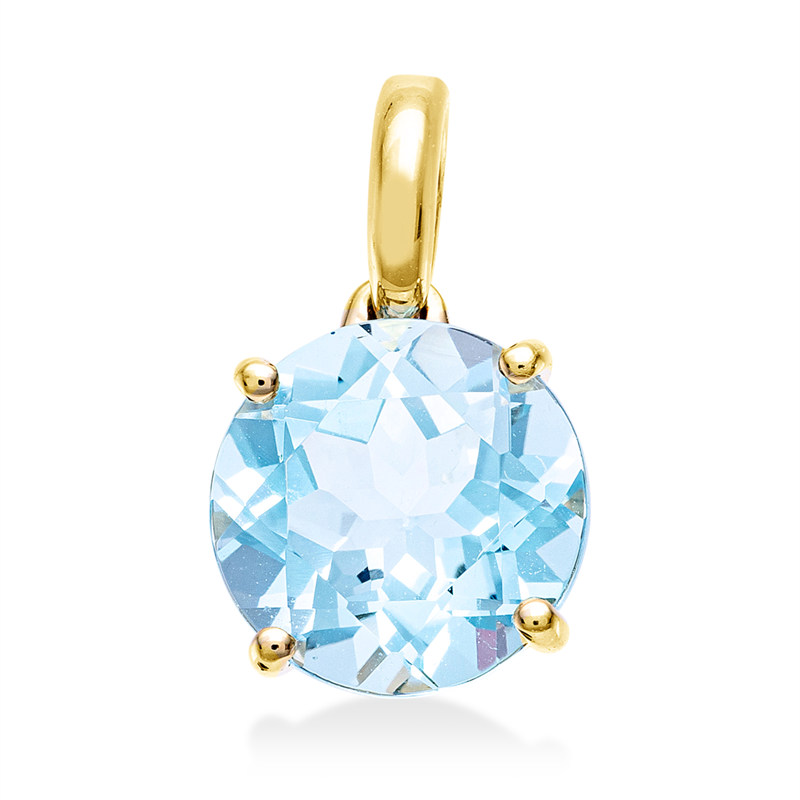 Anhänger mit Topas  aus 750/-18 Karat Gelbgold  