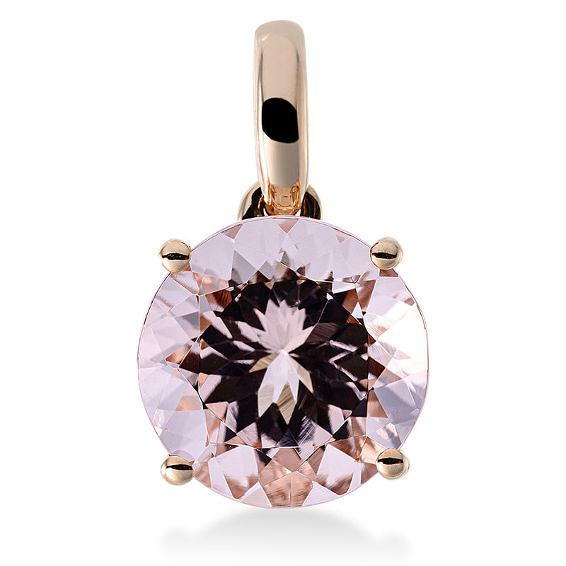 Anhänger mit Morganit  aus 750/-18 Karat Rotgold MPM_SKIP_FIELD 