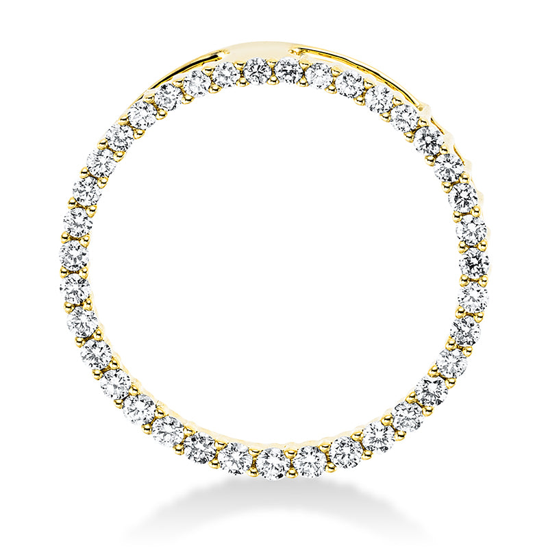 Anhänger    aus 750/-18 Karat Gelbgold mit 37 Diamanten 0