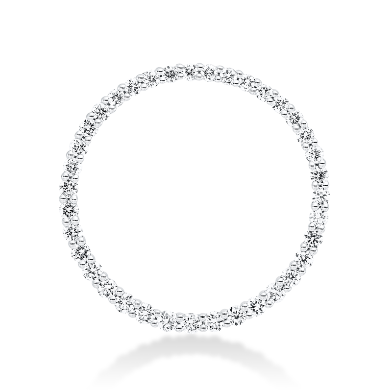 Anhänger    aus 750/-18 Karat Weißgold mit 37 Diamanten 0