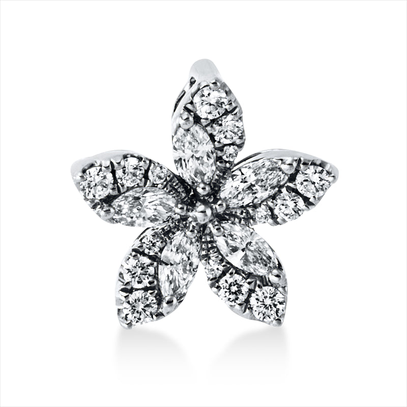 Anhänger    aus 750/-18 Karat Weißgold mit 20 Diamanten 0