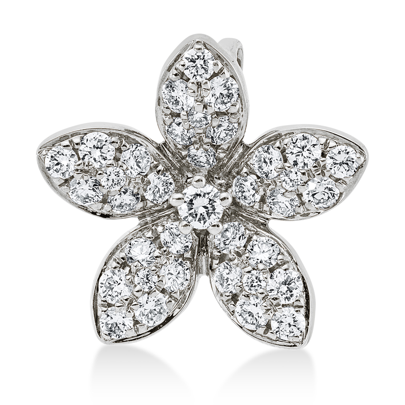 Anhänger    aus 750/-18 Karat Weißgold mit 36 Diamanten 0