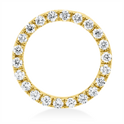 Anhänger    aus 750/-18 Karat Gelbgold mit 22 Diamanten 0