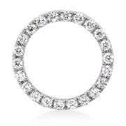 Anhänger    aus 750/-18 Karat Weißgold mit 22 Diamanten 0