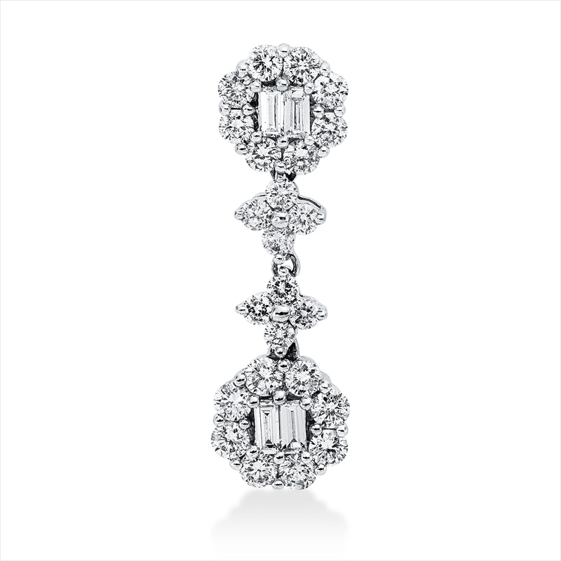 Anhänger    aus 750/-18 Karat Weißgold mit 28 Diamanten 0