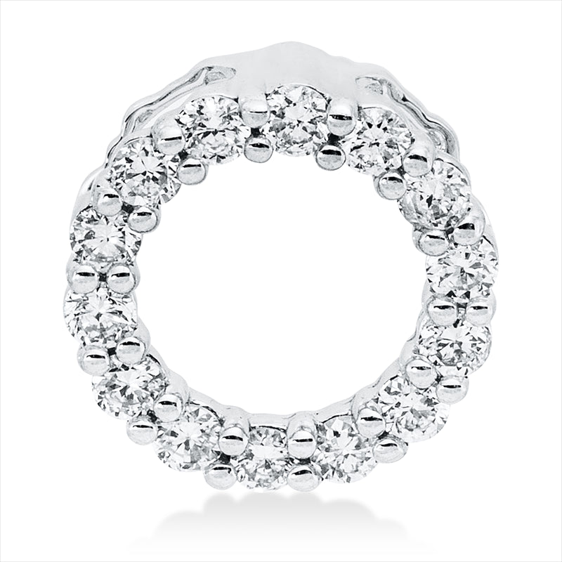 Anhänger    aus 585/-14 Karat Weißgold mit 14 Diamanten 0
