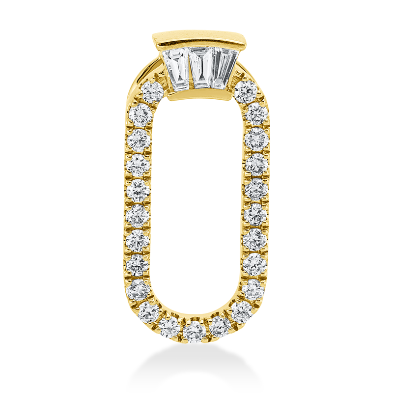 Anhänger    aus 585/-14 Karat Gelbgold mit 26 Diamanten 0